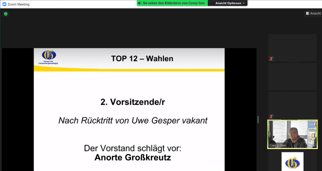 Wahl Anorte Großkreutz zur 2. Vorsitzenden