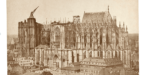Kölner Dom im Bau 1855