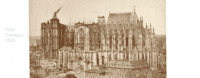 Kölner Dom im Bau 1855