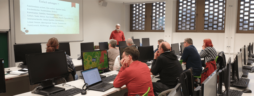 Einstieg in die Genealogie für Heimatforscher beim Seminar in Halle