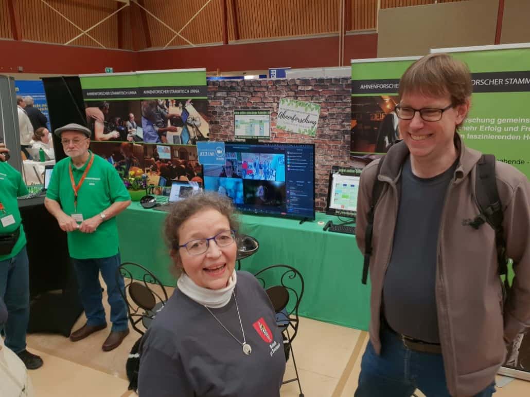 Besucher beim 10. Westfälischen Genealogentag in Altenberge