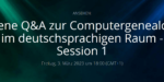 CompGen bei der Rootstech2023