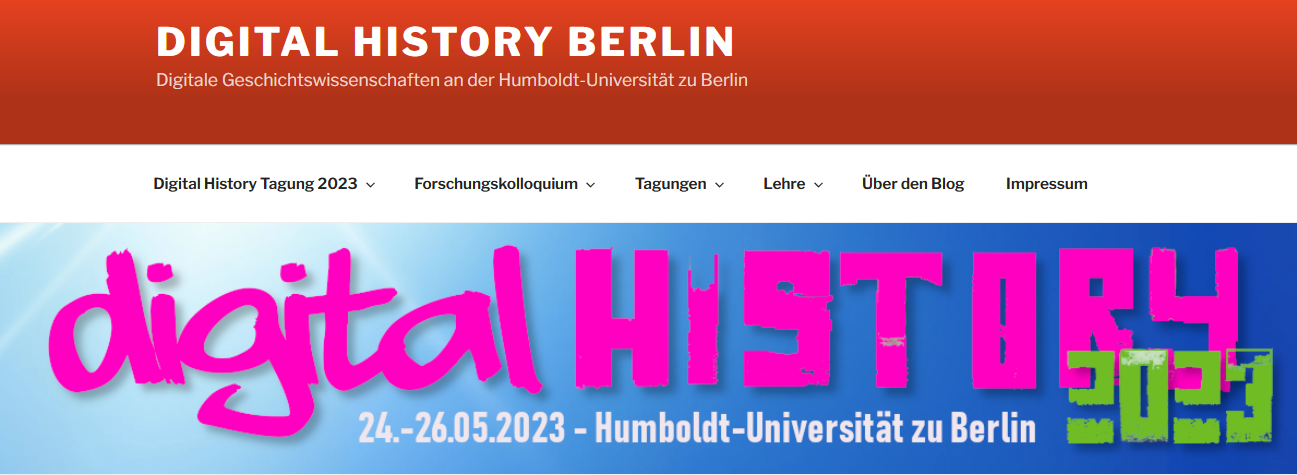 igital History 2023 Berlin