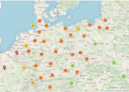 Karte zu Adressbüchern