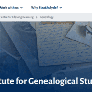 Strathclyde Institut for Genealogy