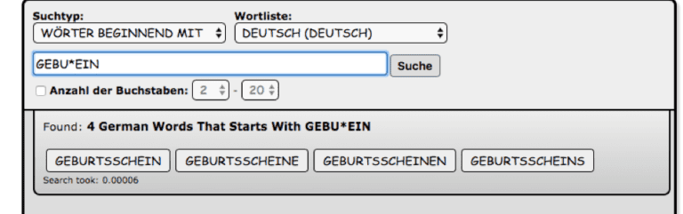 WordMine gehört zu den Tricks zur Entschlüsselung der deutschen Handschrift