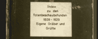 Index Totenbeschau 1928