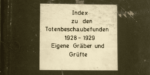 Index Totenbeschau 1928