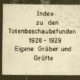 Index Totenbeschau 1928