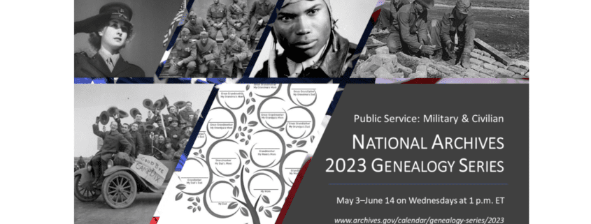 Genealogie-Vortragsreihe 2023 des US-Nationalarchivs