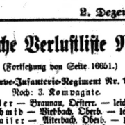 Bayerische Verlustliste Bayerische Verlustliste