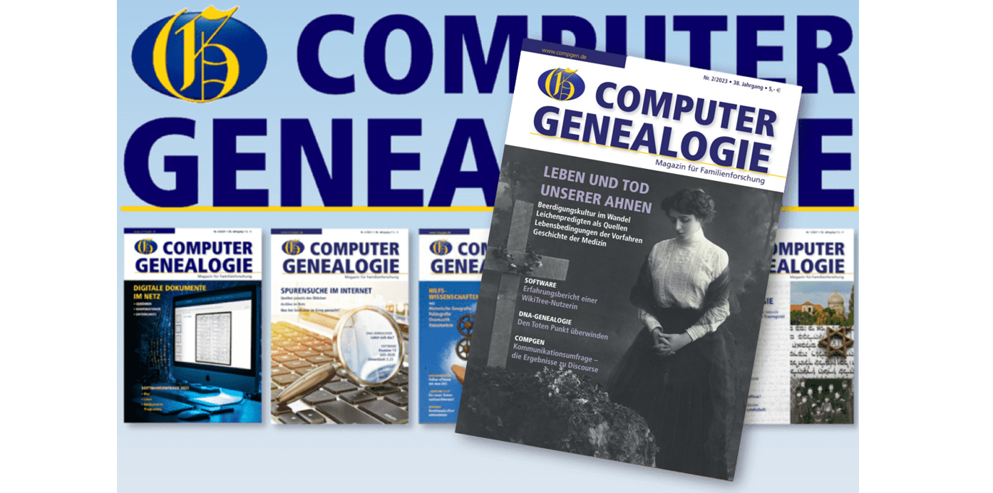 COMPUTERGENEALOGIE Heft 2/2023