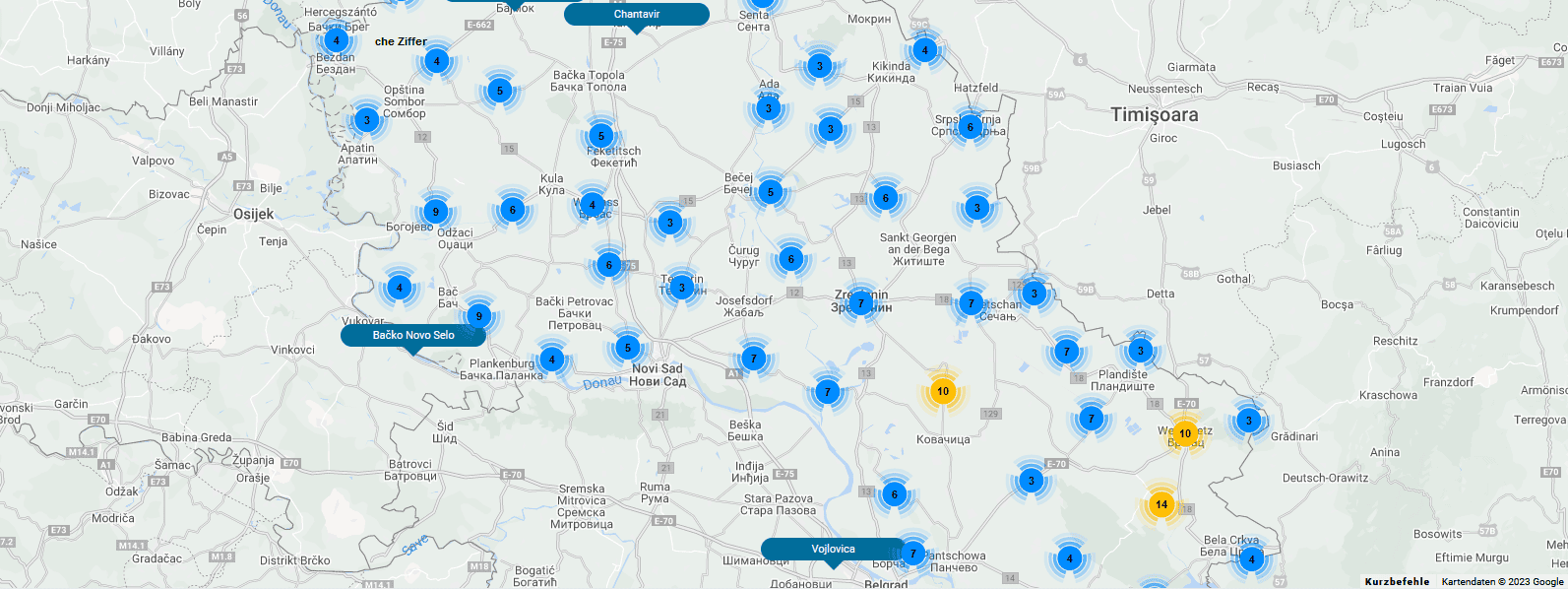 Serbische Kirchenbücher der Vojvodina