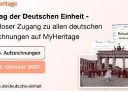 MyHeritage-Zugang im Oktober 2023