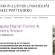 Tagung Digial History u. Citizen Science - 19. bis 22. September 2024 in Halle