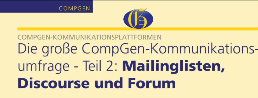 Compgen-Umfrage