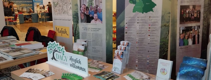 DAGV-Stand beim Deutschen Genealogentag in Kleve