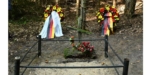 Grablage vor der symbolischen Ausbettung des einmillionsten Toten bei Kelme Litauen. Foto: VDK/Uwe Zucchi
