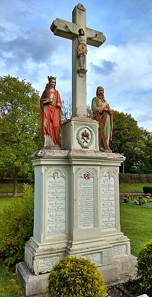 Denkmal zur Erinnerung an die Opfer des Grubenunglücks 1885