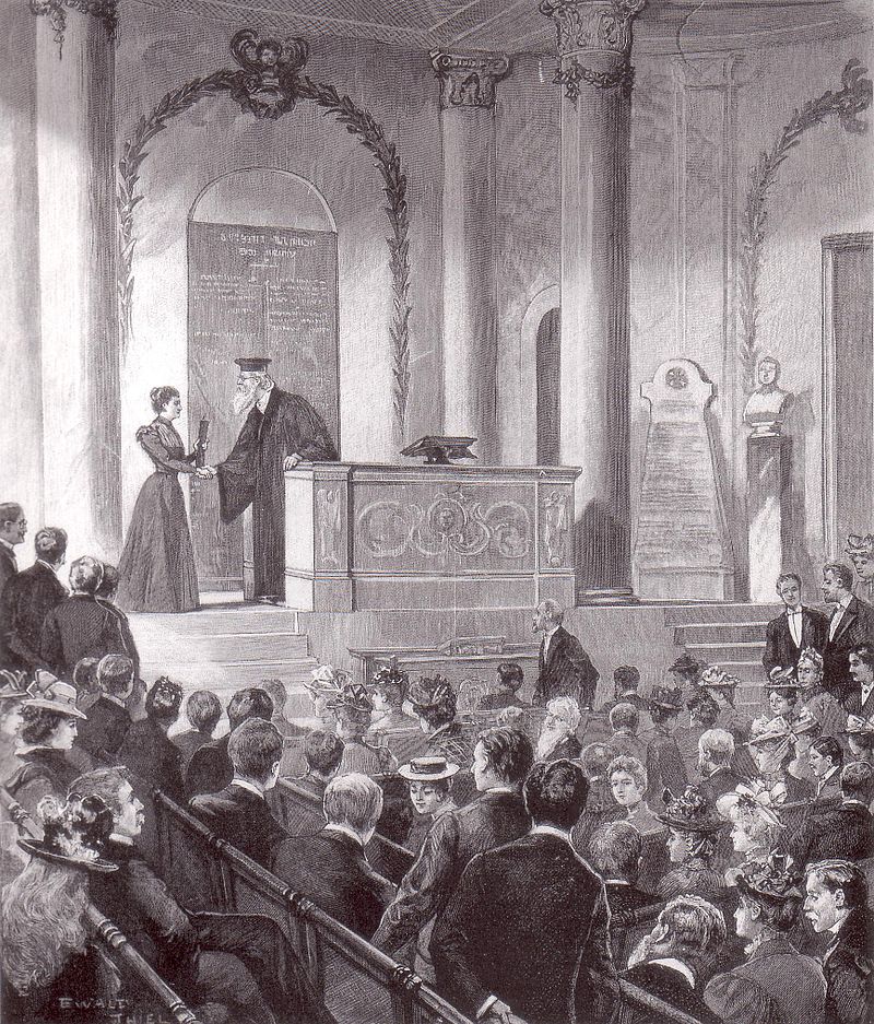 Erste Promotion einer Frau an der Universität Berlin 1899