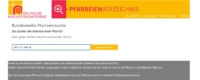 Pfarreienverzeichnis katholischer Gemeinden in Deutschland