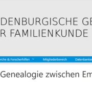 OGF Banner Einladung zur Genealogiebörse 2014