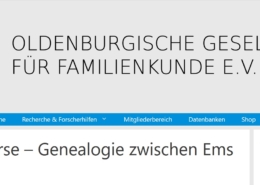 Einladung zur Genealogiebörse 2014