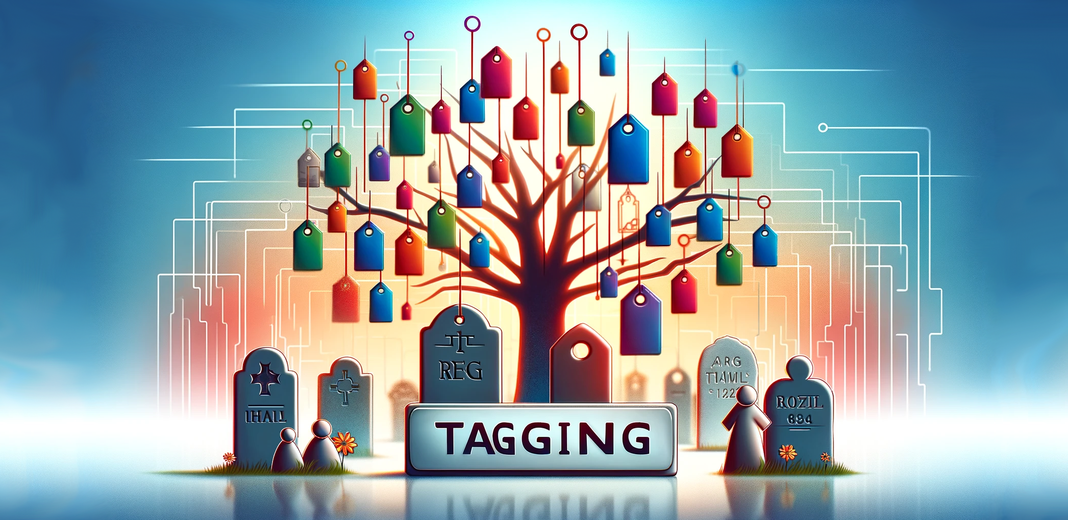 Kennzeichnung genealogischer Objekte durch Tags