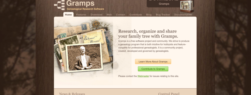 Gramps - Genealogical Research Software