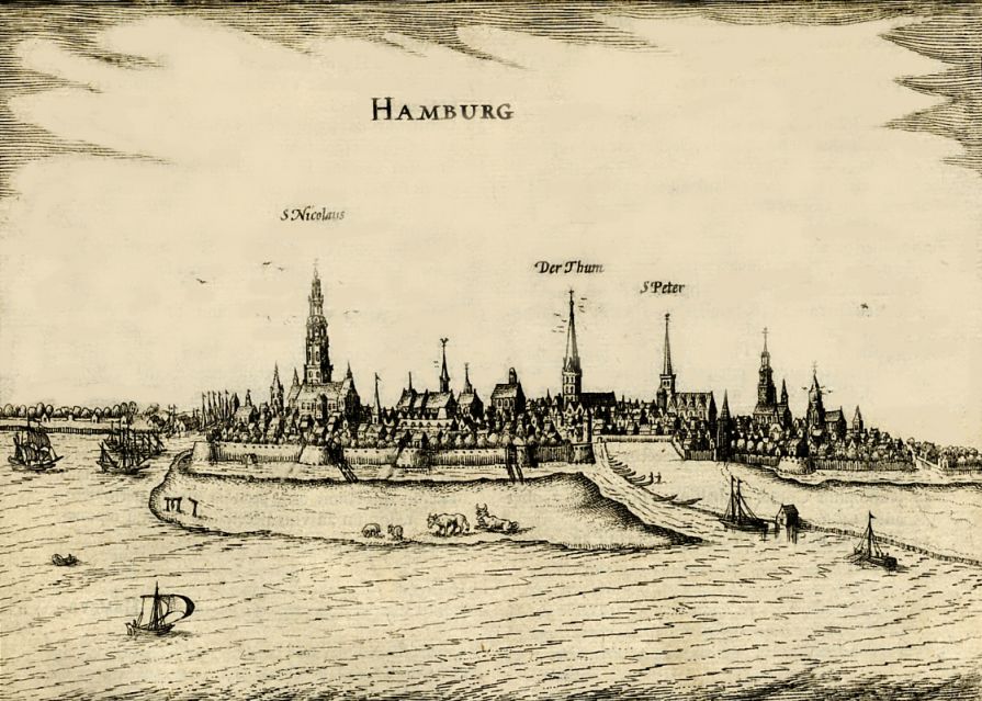 Hamburg-Ansicht von 1615