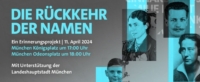 Münchener Aktion "Rückkehr der Namen"