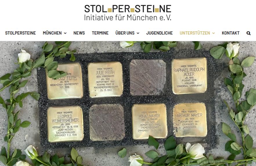 Münchener Stolpersteine erinnern an NS-Opfer