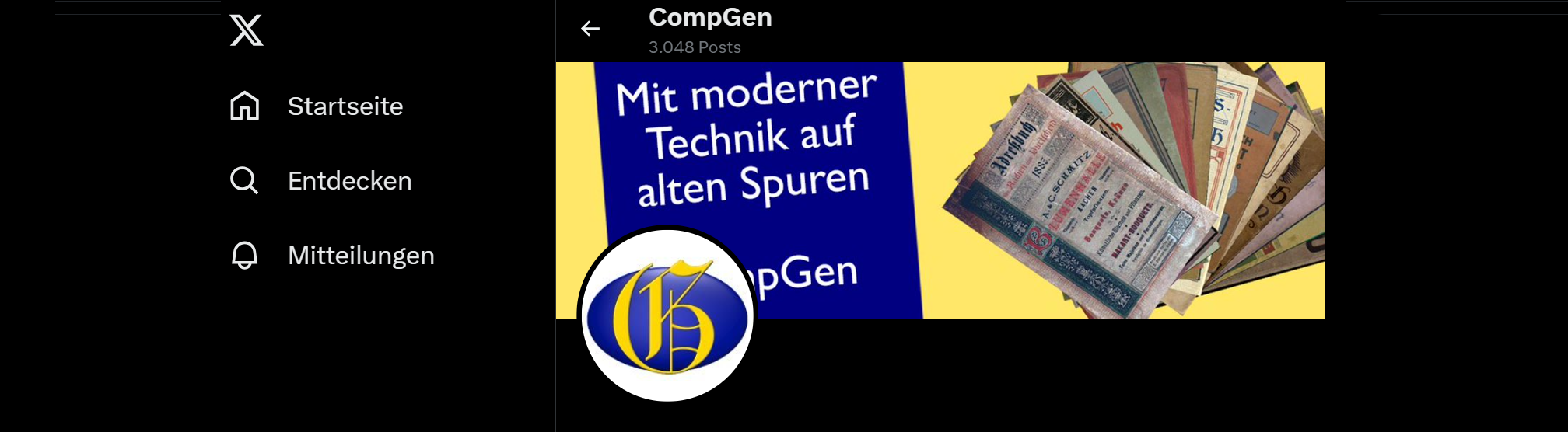 CompGen bei X / twitter