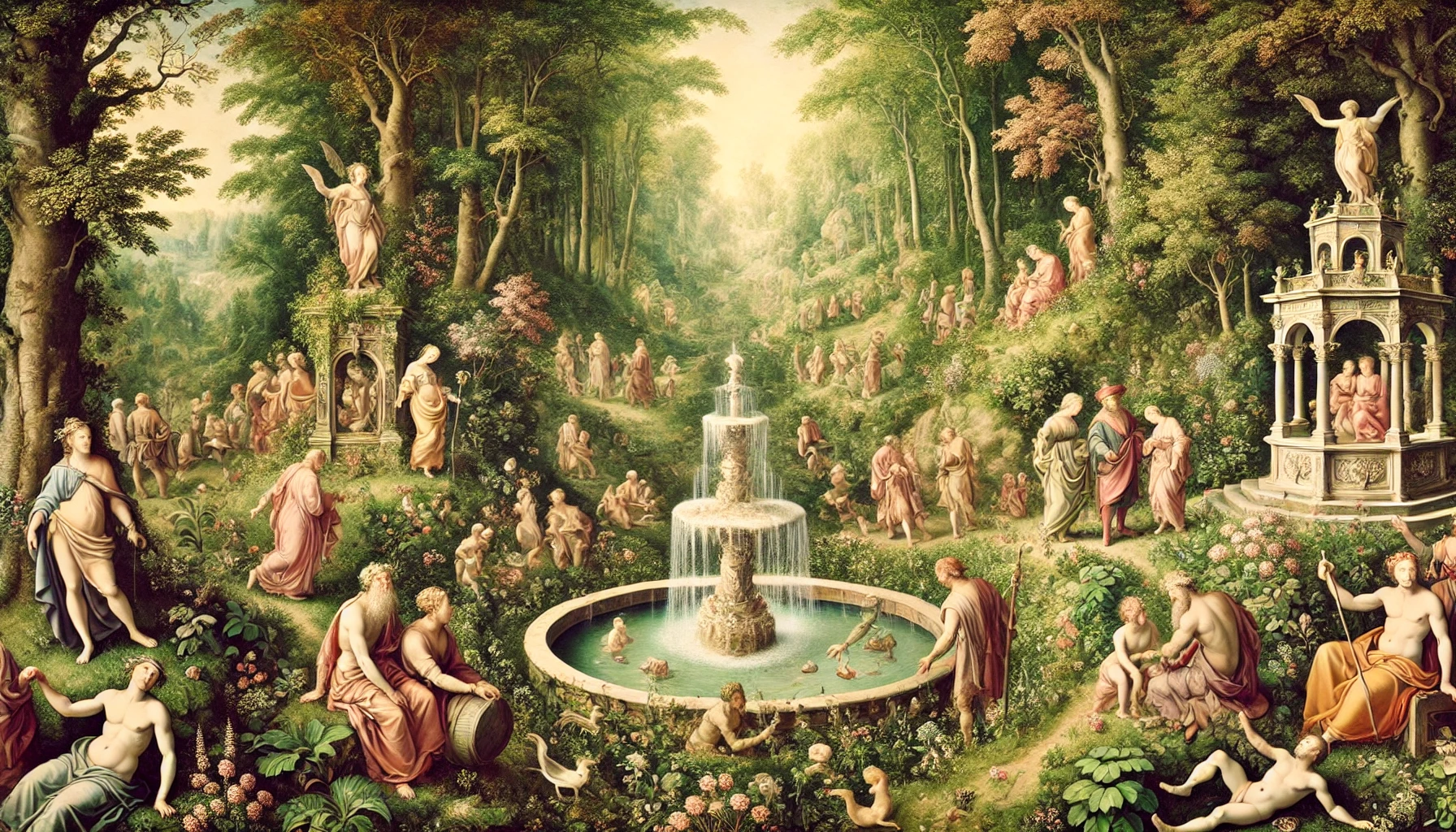 Jungbrunnen nach Lucas Cranach Quelle: KI