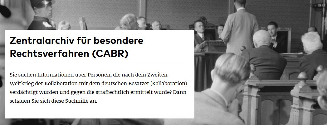 Zentralarchiv für Sondergerichtsbarkeit