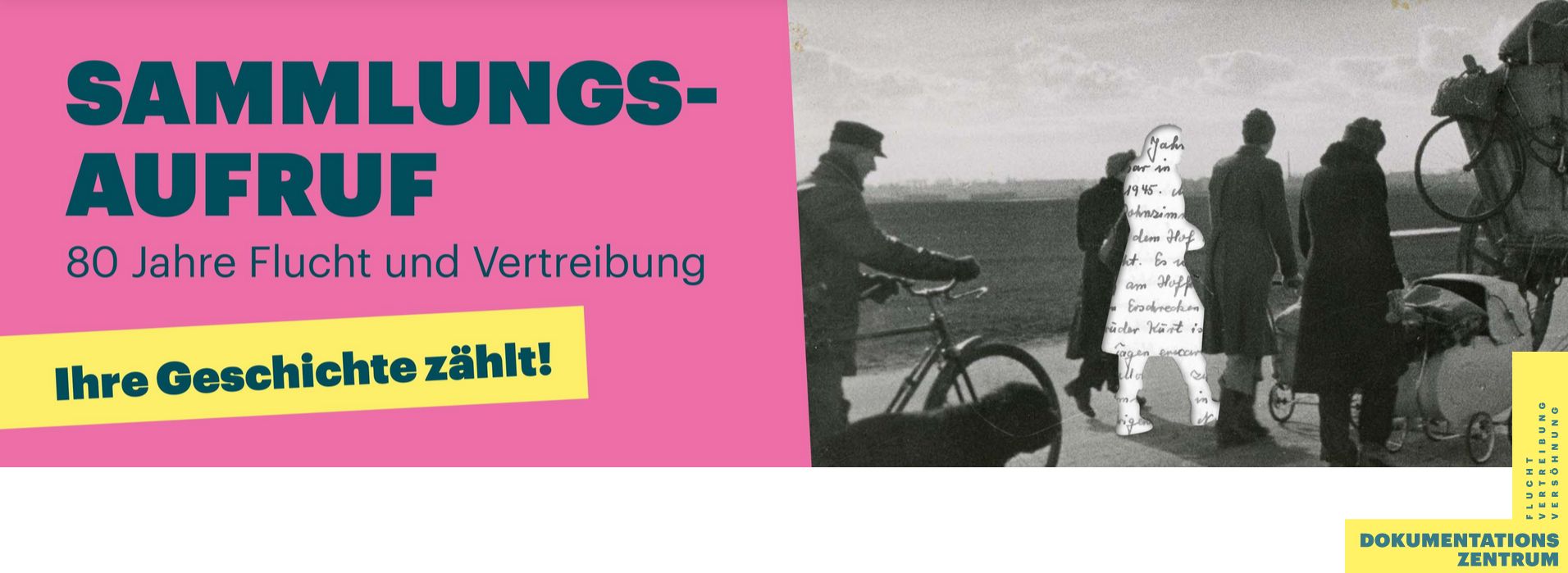Sammlungsaufruf Flucht und Vertreibung Berlin