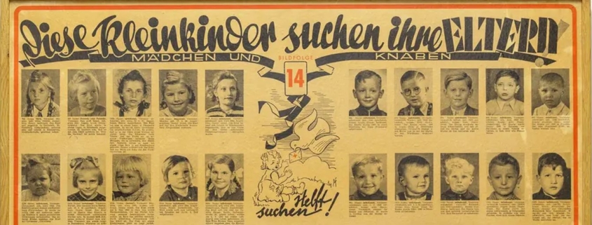 DRK Suchplakat Kleinkinder Ausschnitt