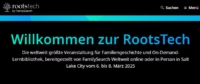 Rootstech 2025 vom 6. bis 8. März 2025