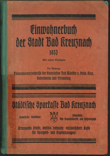Bad Kreuznach ist bei den Adressbüchern im April 2025