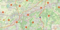Adressbücher Karte Wuppertal