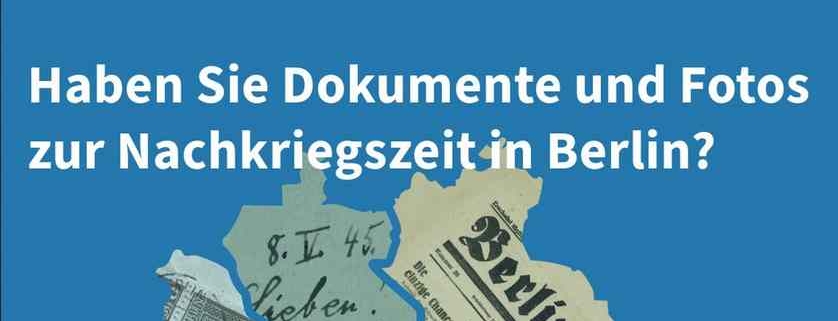 Dokumenten aus der Nachkriegszeit Berlin