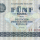 Fünk-Mark-Schein der DDR mit Thomas Müntzer
