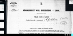 Titelseite der Volkszählung 1866 Algesheim Bez. Colmar