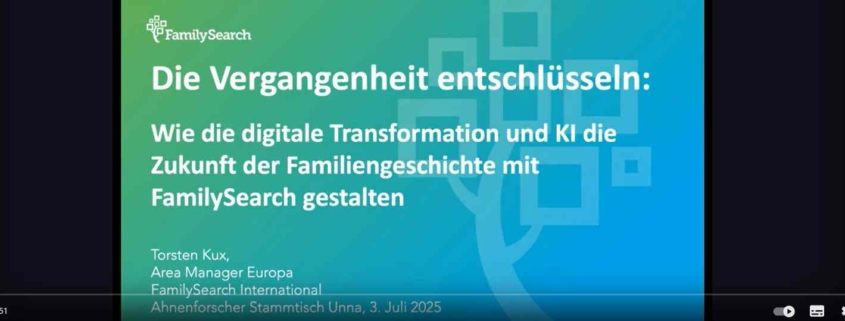 FamilySearch-Vortrag KI von T. Kux