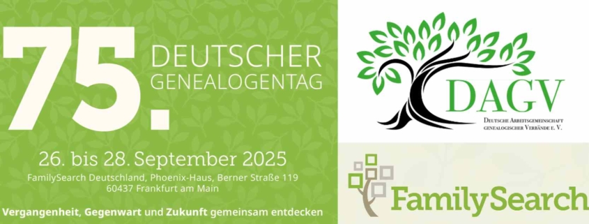 Plakat 75. Genealogentag