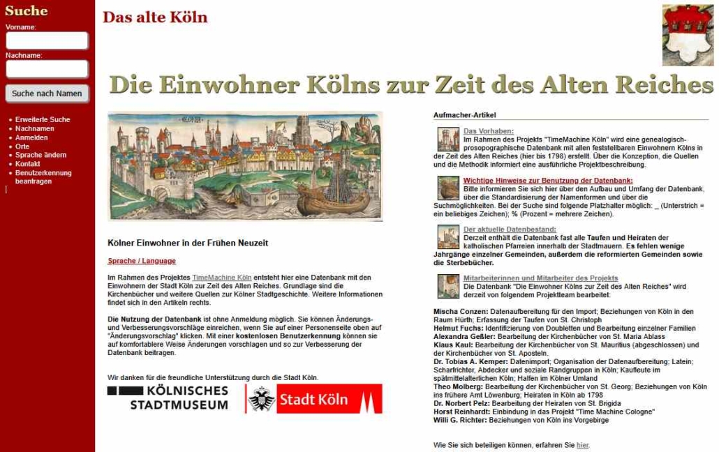 Projekt Kölner Bürger in koelnerbuerger.de