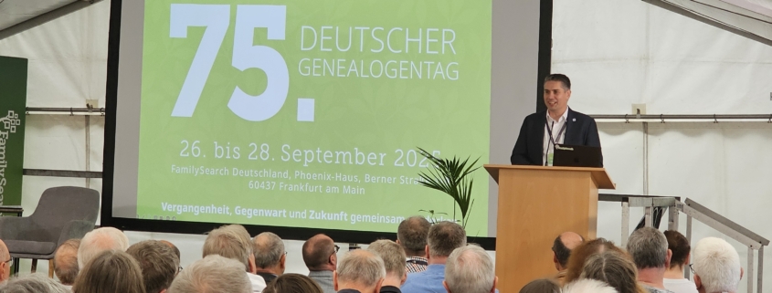 Eröffnungsvortrag 75. Deutscher Genealogentag 2025