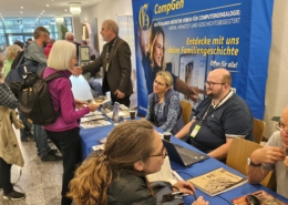 Stand von CompGen am zweiten Tage des 75. Genealogentags
