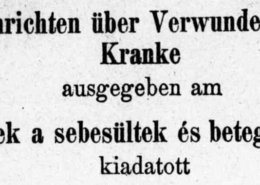 Verwundetenlisten Titel