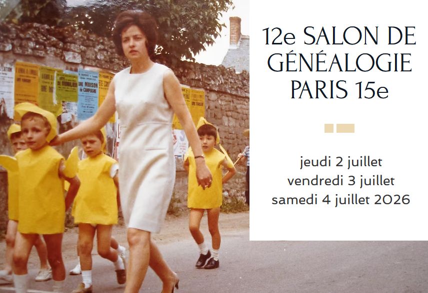 Genealogie-Event 12e Salon de Généalogie 2026
